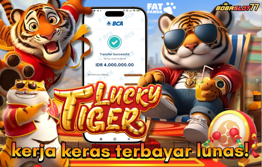Selamat kepada user id : se*****p3 Wede Rp 4.000.000 di Game LUCKY TIGER FAT PANDA Cair Gk Sampe 1 Menit! Menang Mudah di Bobaslot77